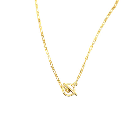 Gold Toggle Chain Necklace