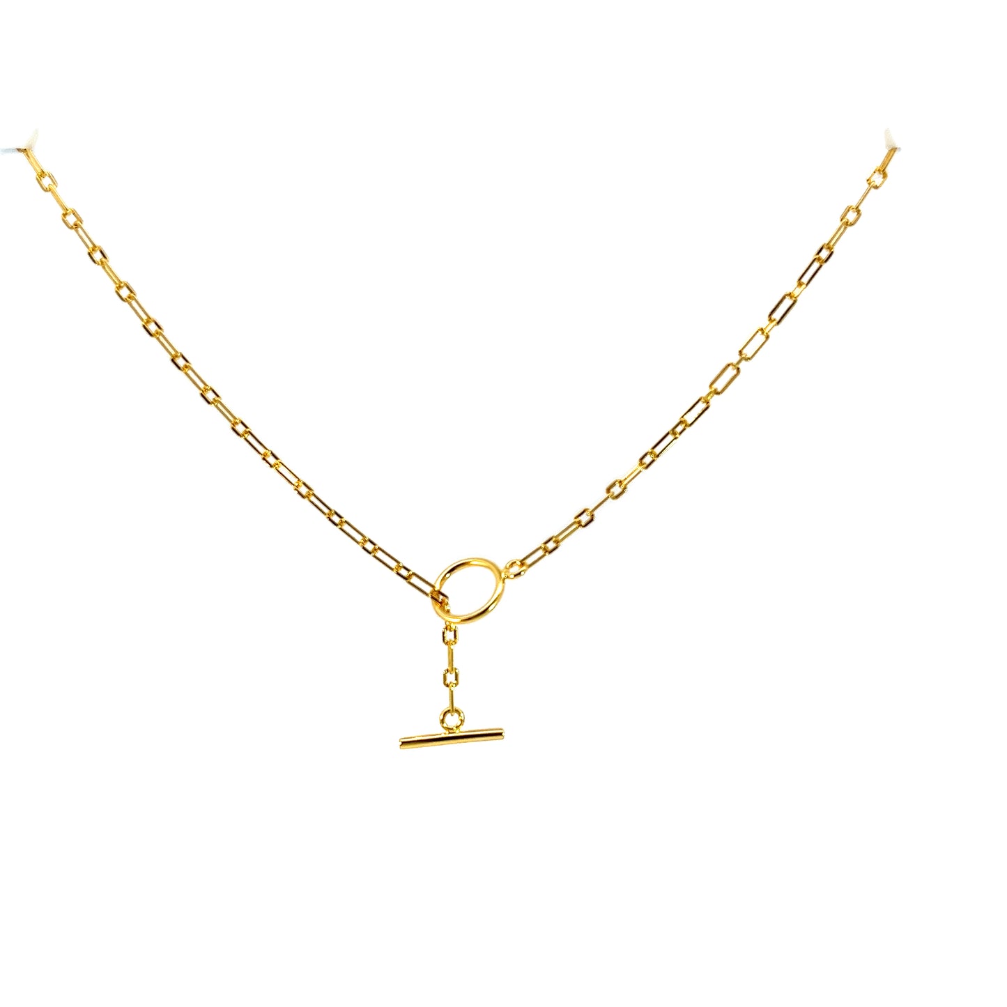 Gold Toggle Chain Necklace