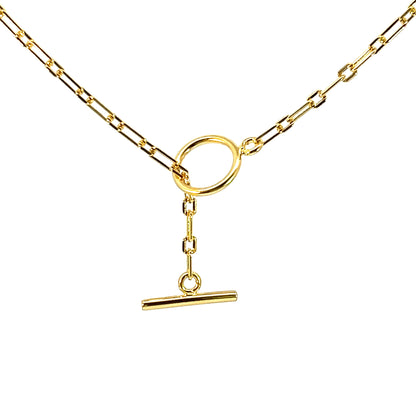 Gold Toggle Chain Necklace