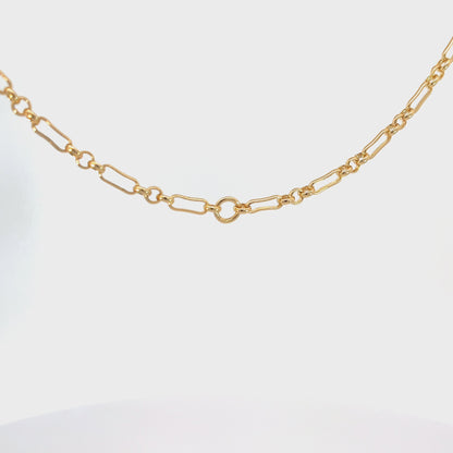 O Ring Charm Chain Necklace